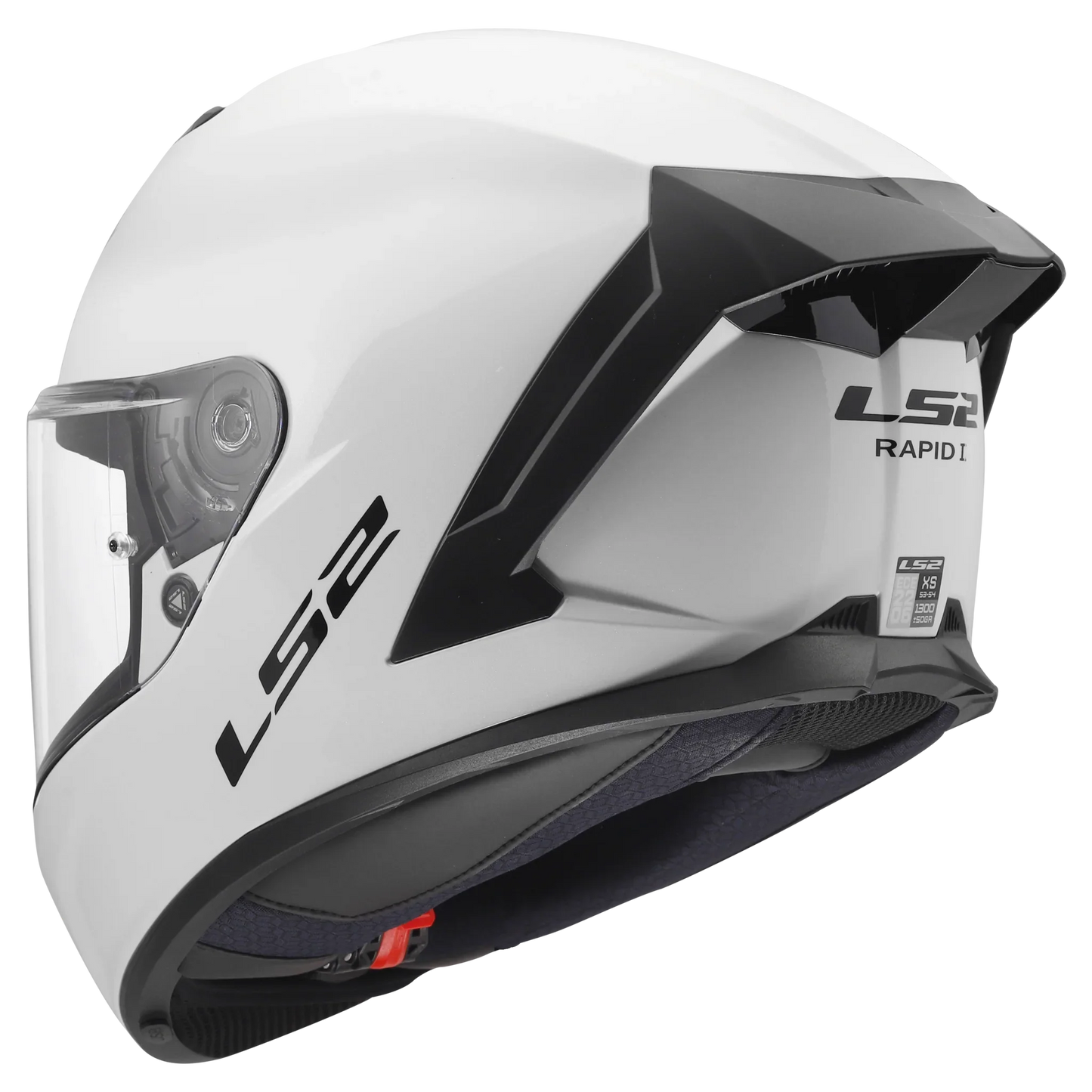 LS2 FF820 Rapid III glans wit - KartKings