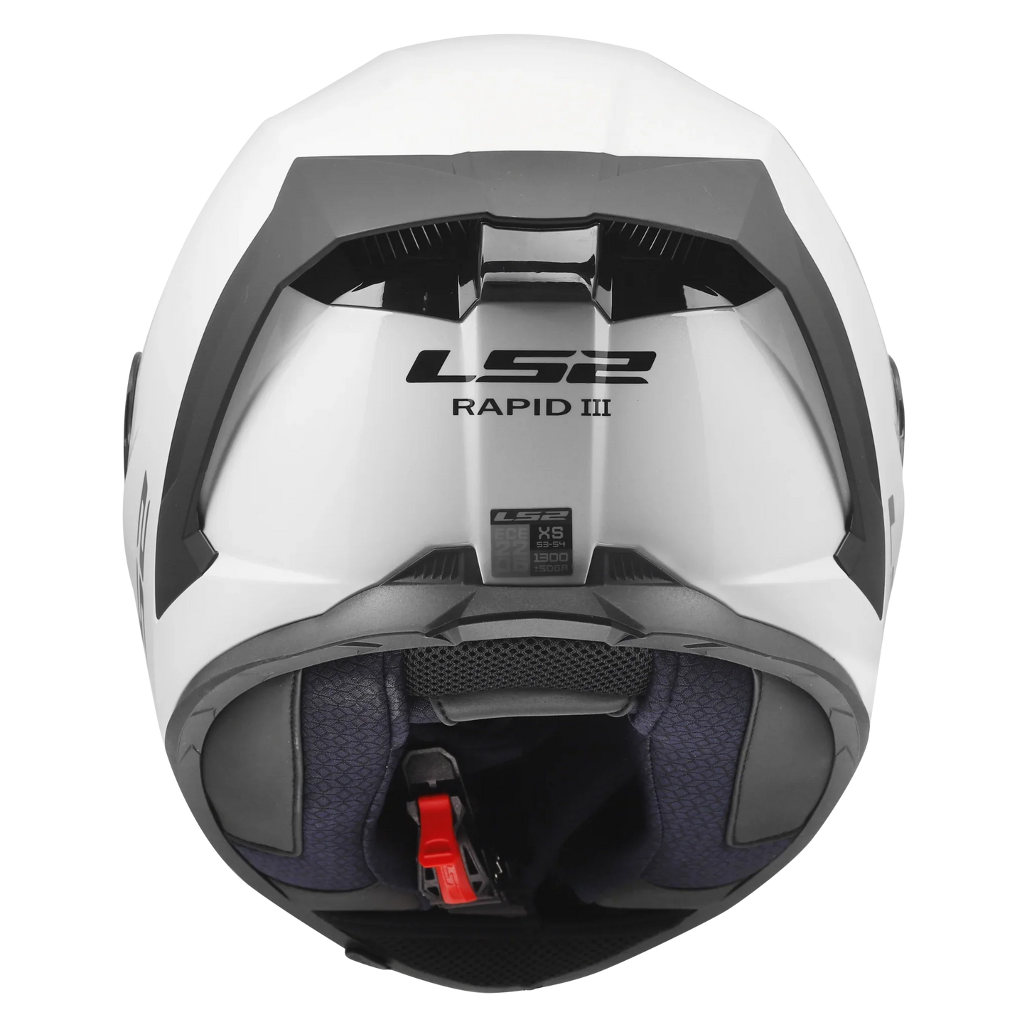 LS2 FF820 Rapid III glans wit - KartKings