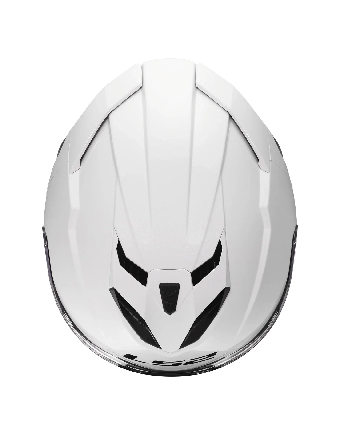 LS2 FF818 Storm III Glans Wit - KartKings