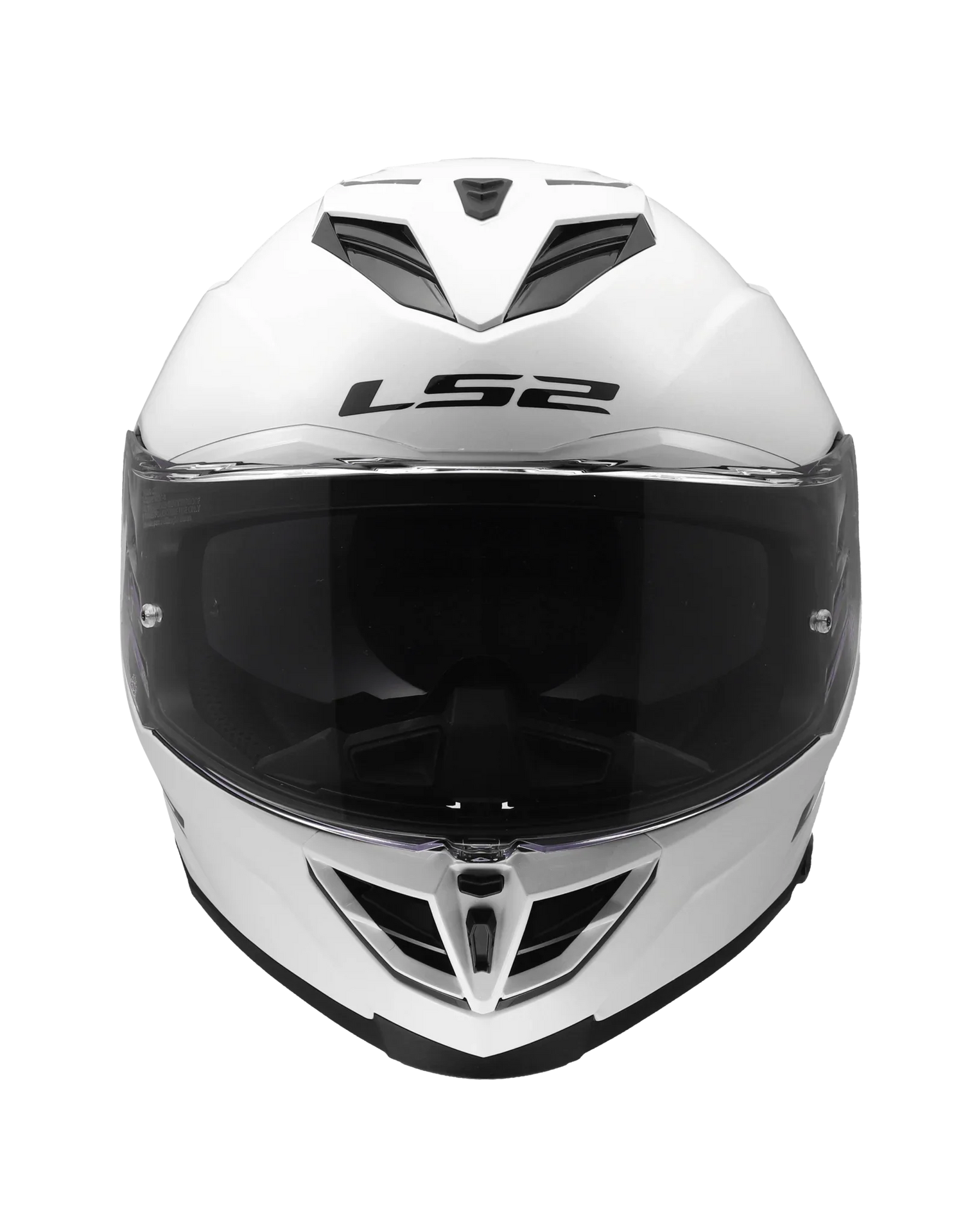 LS2 FF818 Storm III Glans Wit - KartKings