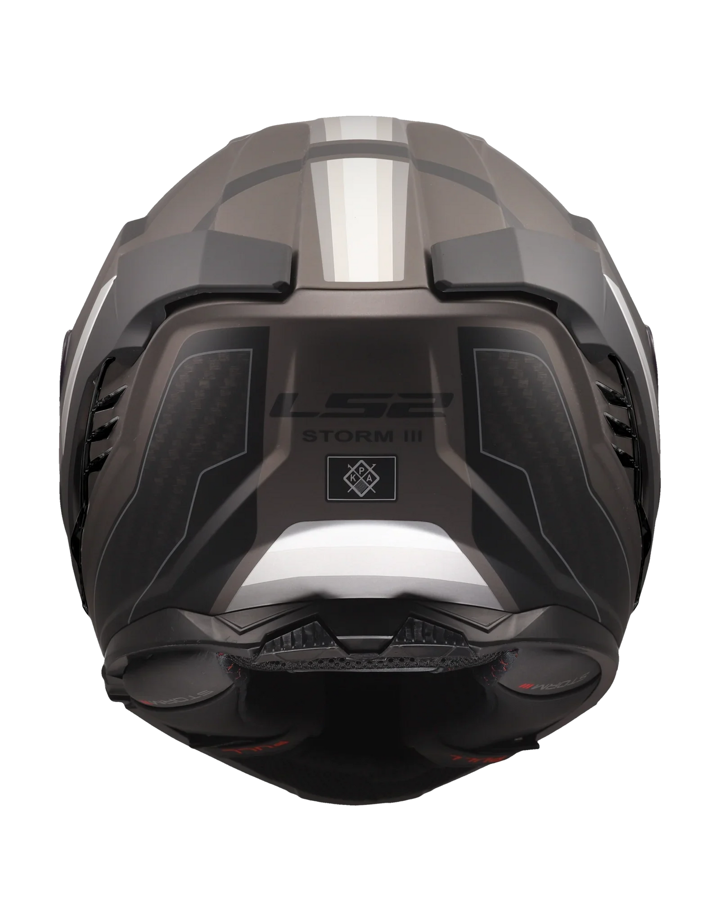 LS2 FF818 STORM III SPORTY Zwart / Grijs - KartKings