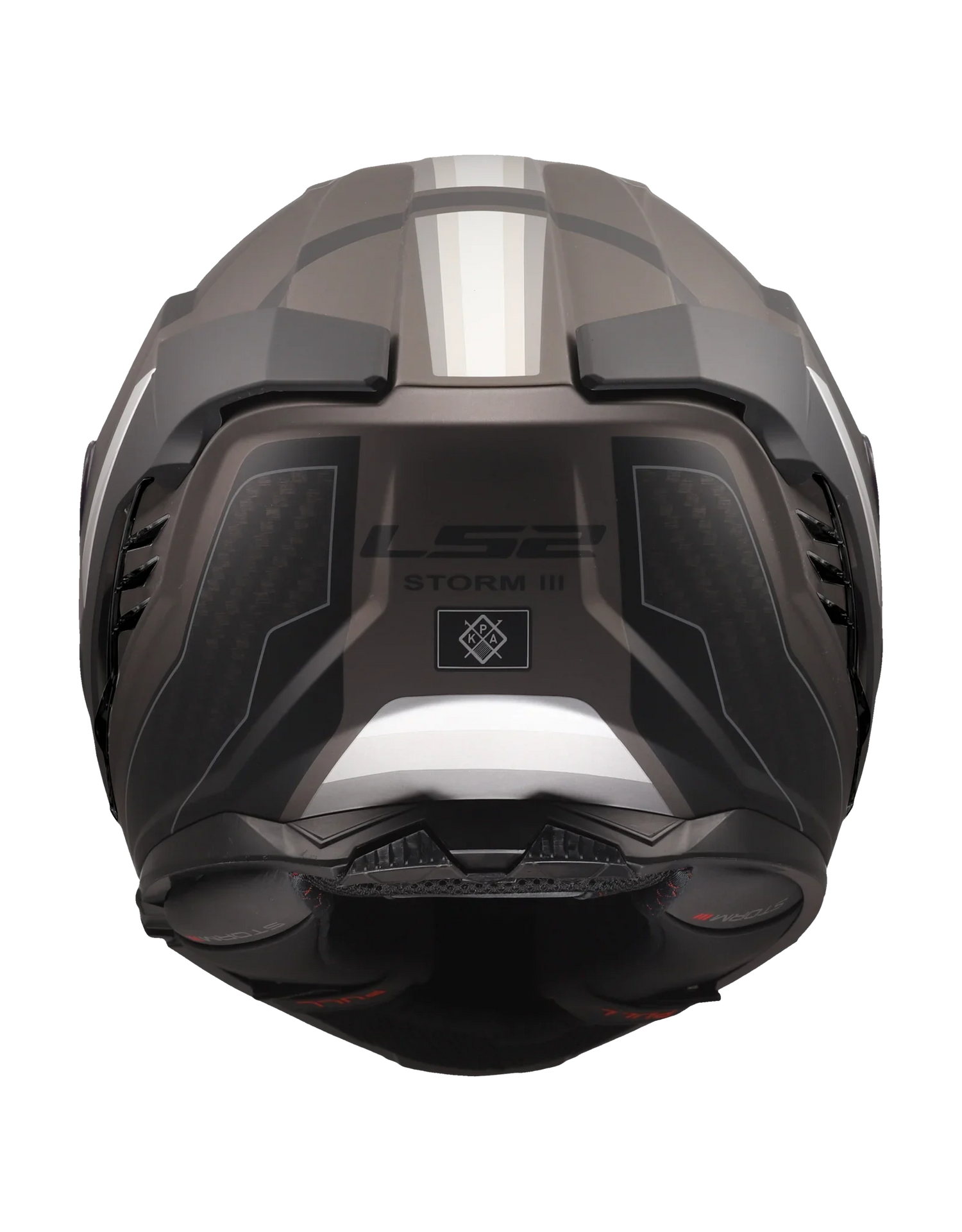 LS2 FF818 STORM III SPORTY Zwart / Grijs - KartKings