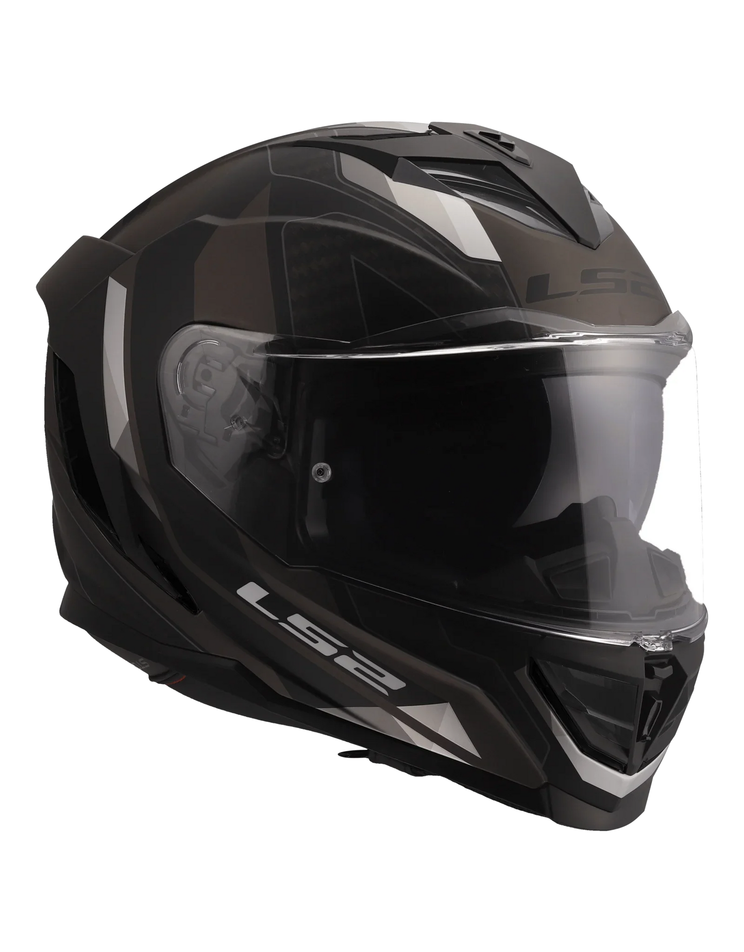 LS2 FF818 STORM III SPORTY Zwart / Grijs - KartKings