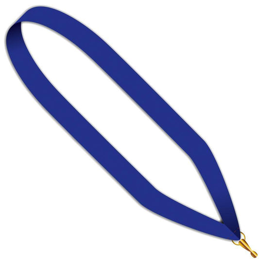 Nekband Medal blauw 22 mm