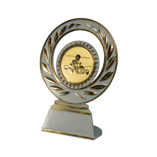 Trofee ronde kart goud