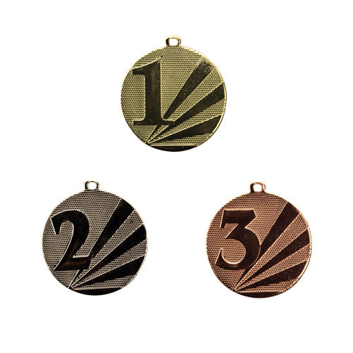 medal 50mm number 3 bronze