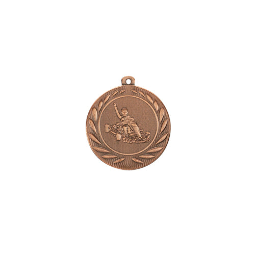 medal kart 50mm bronze