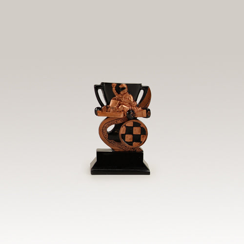 Trofee kart zwart/ brons
