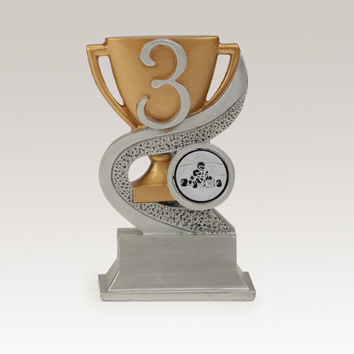 trophy cup number 3