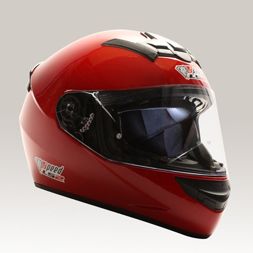 Helmet Speed LS2 red size XXS