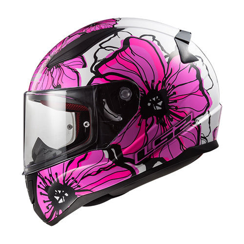 Helmet LS2 POPPIES pink