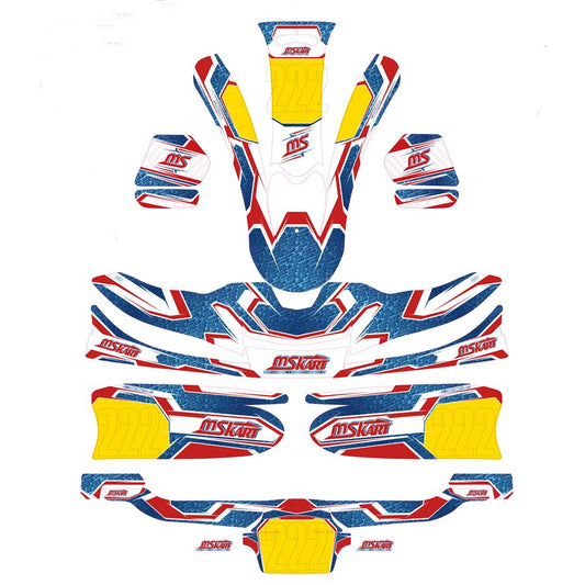 Stickerset MS Kart Prokart KG 507 - 508