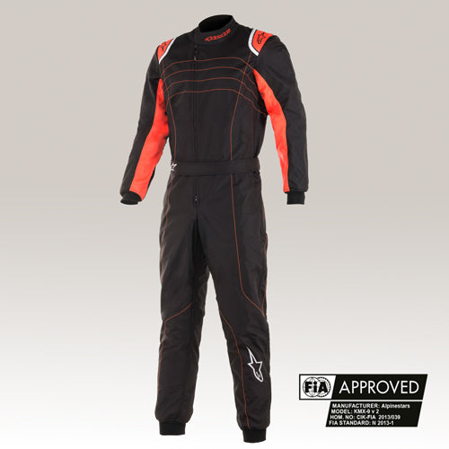Alpinestars KMX-9 V2 overall | zwart/rood