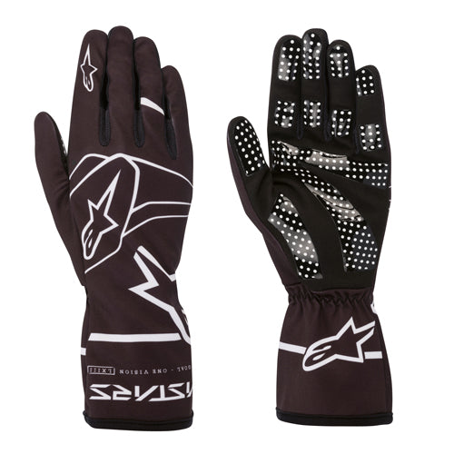 Alpinestars gloves Tech 1-K Race V2 Solid black/white