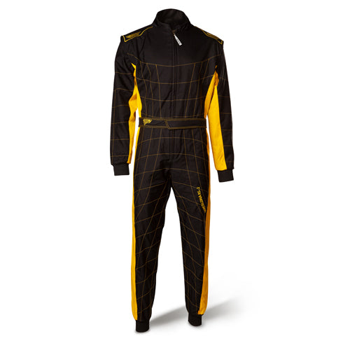Speed Racing overalls | BARCELONA RS-2 | CIK black, yellow