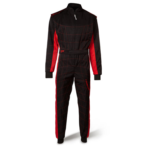 Speed Racing overalls | BARCELONA RS-2 | CIK black, red