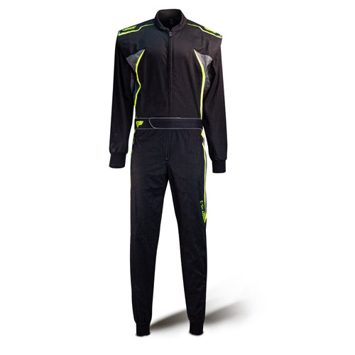 Speed Hobby Coveralls | DETROIT HS-3 | black/neon yellow/grey