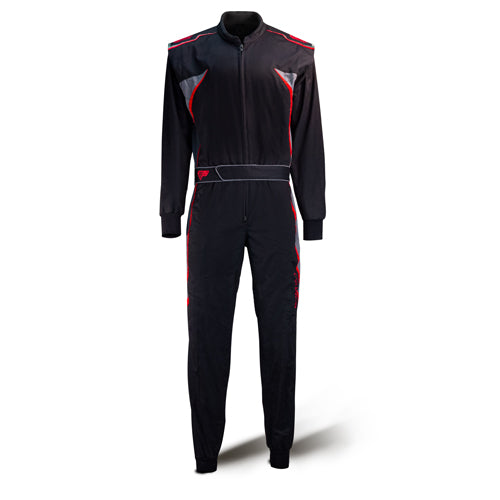 Speed Hobby Coveralls | DETROIT HS-3 | black/red/grey